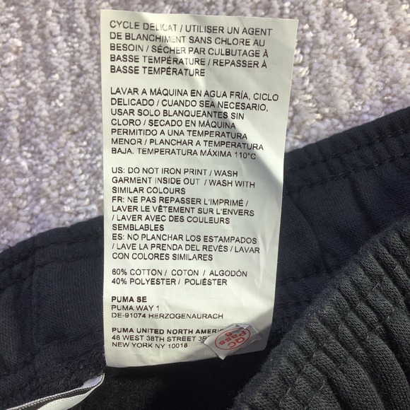 Puma Kids Black Pullover Hoodie & Track Pants Set Loungewear‎ Size M NWT - Picture 16 of 16